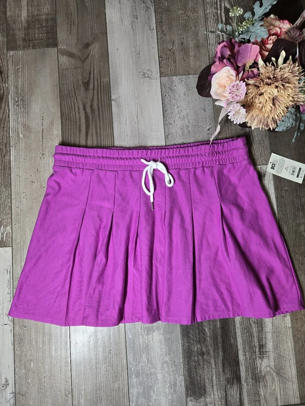 NWT No Boundaries Fuchsia Pleated Circle Skirt – Juniors XL 15/17